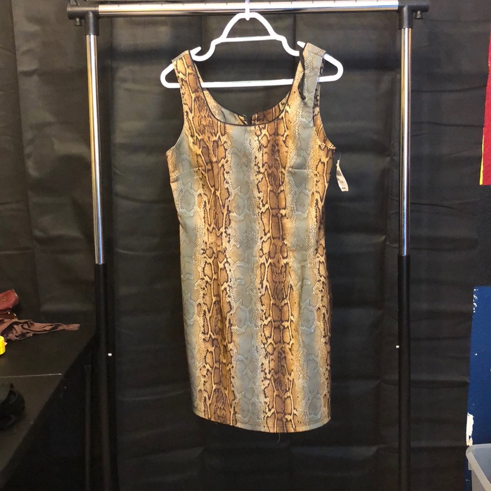 Snake skin dress